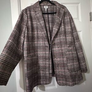 St. John’s Bay Women's Checkered Blazer